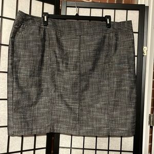 Denim like Skirt, distressed Black 24W